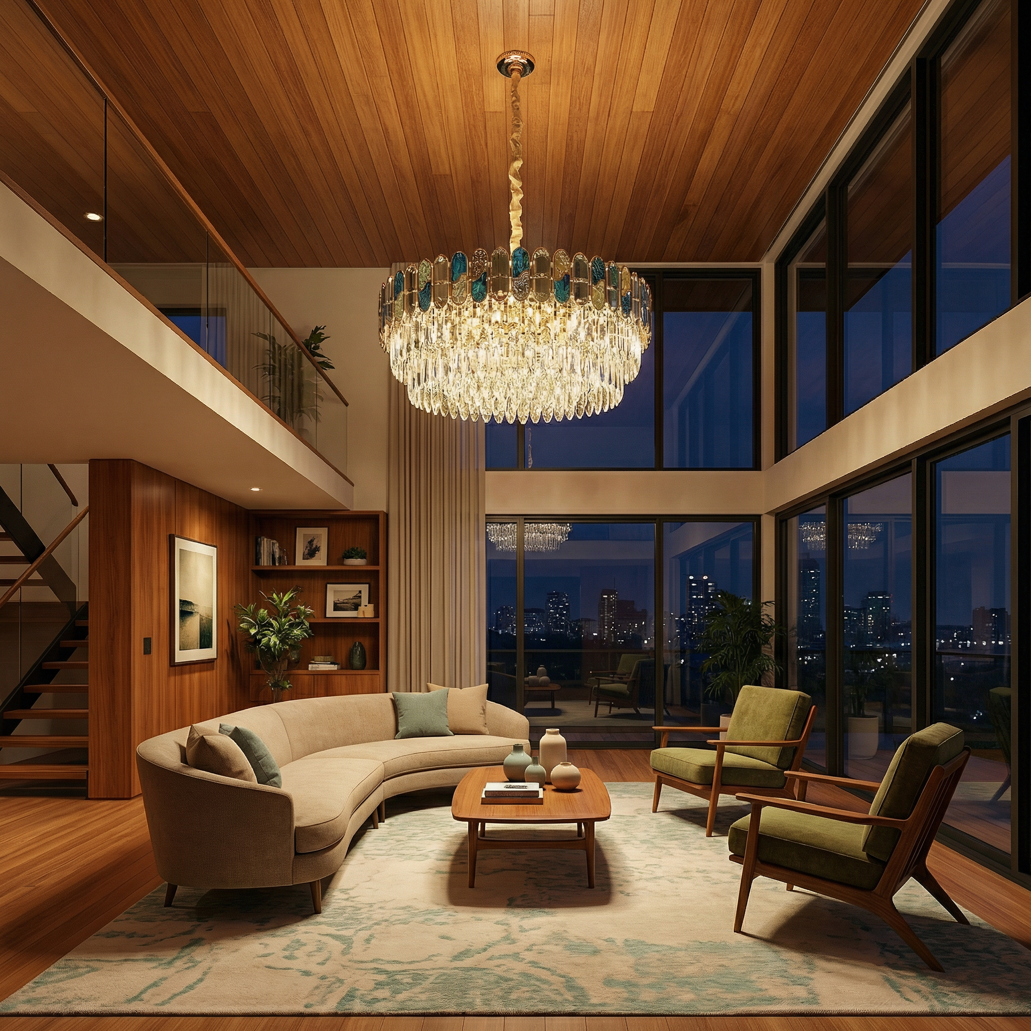 Luxe Kroonluchter Luchtig en Gebalanceerd Design – Harmonia