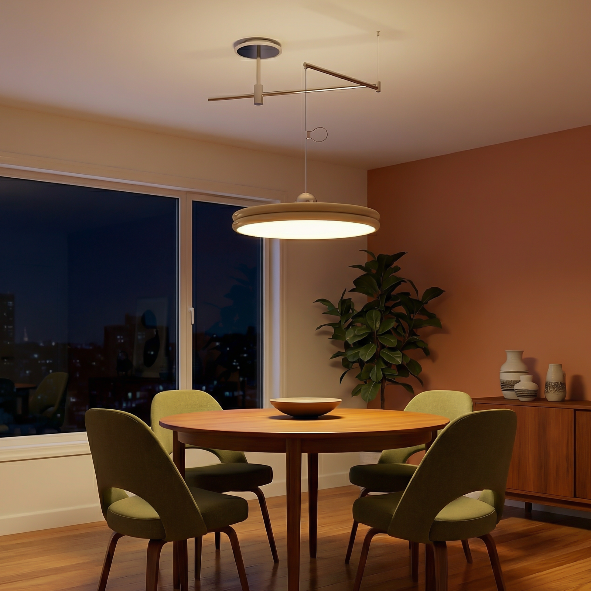 Elegante plafondlamp winterse sfeer – Nara