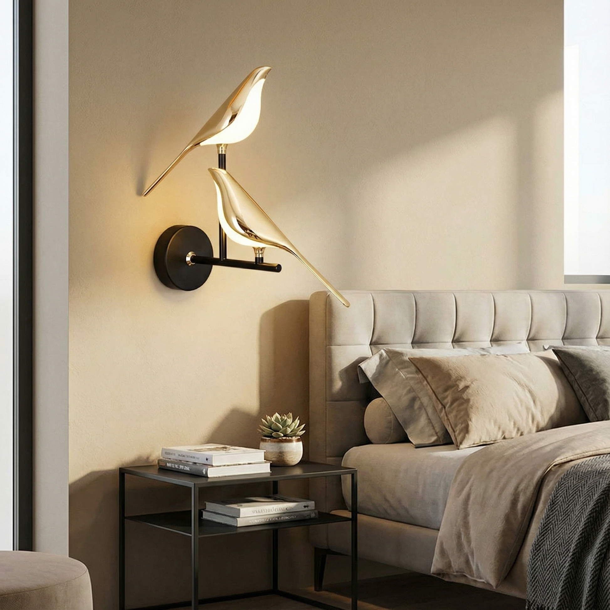 Wandlamp Natuur Elegantie Origineel Design – Birdy