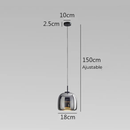 Contemporary Ambiance Gray Pendant Light – Vetro