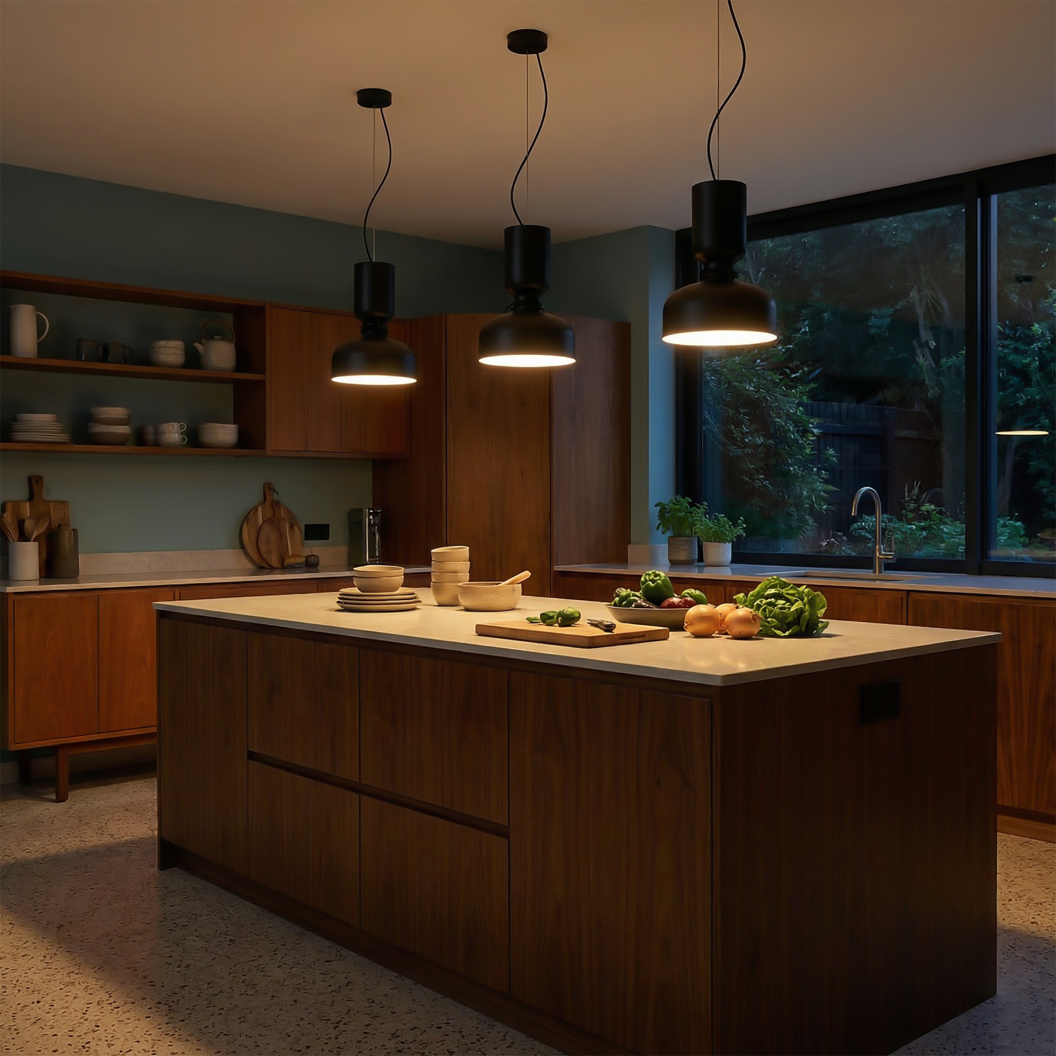 Ophanging industrieel design in gesmeed ijzer voor restaurants en kamers – Cironde