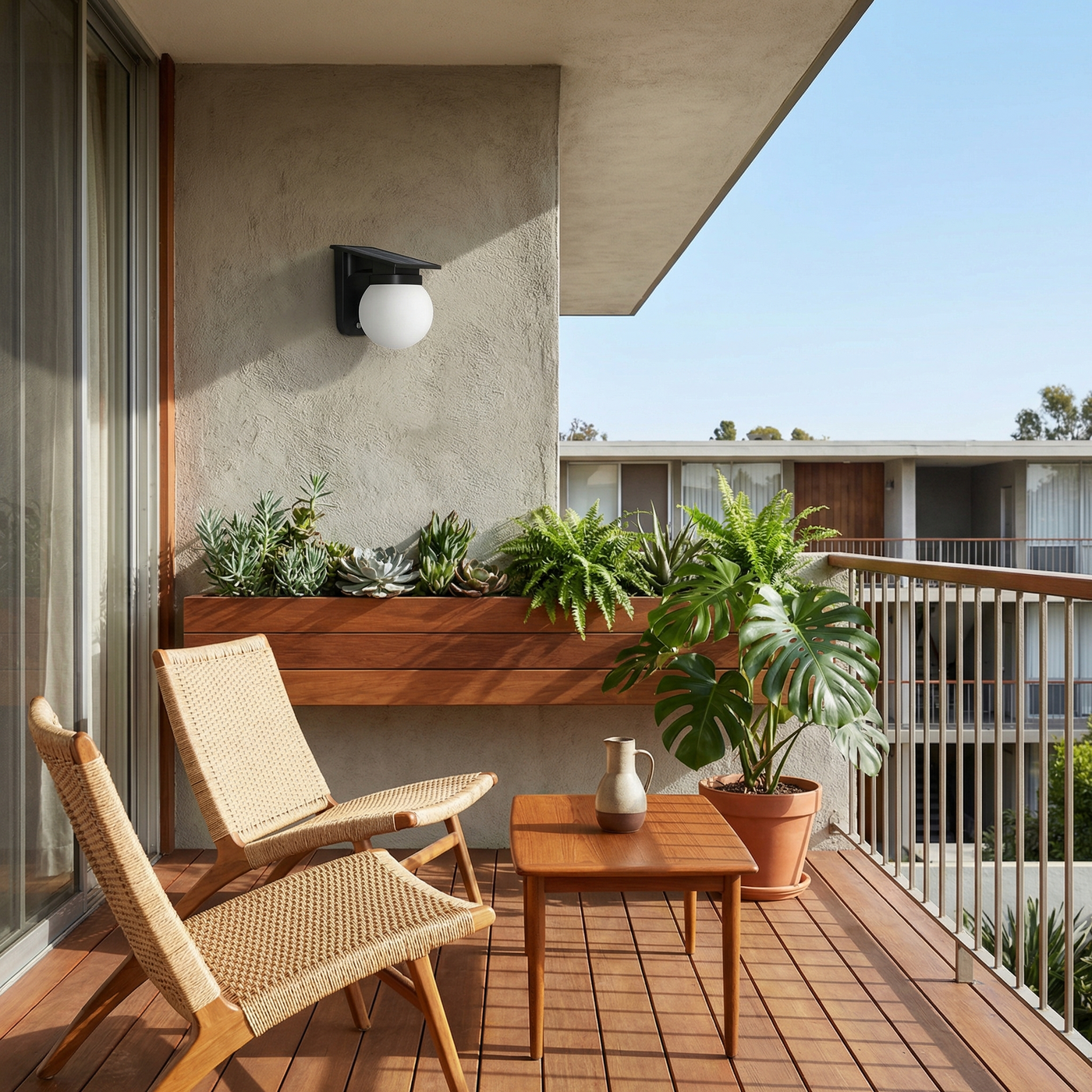 Applique murale solaire Art Déco pour jardin – Solistic