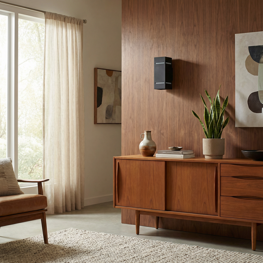 Moderne zwarte aluminium wandlamp – Model Neronth