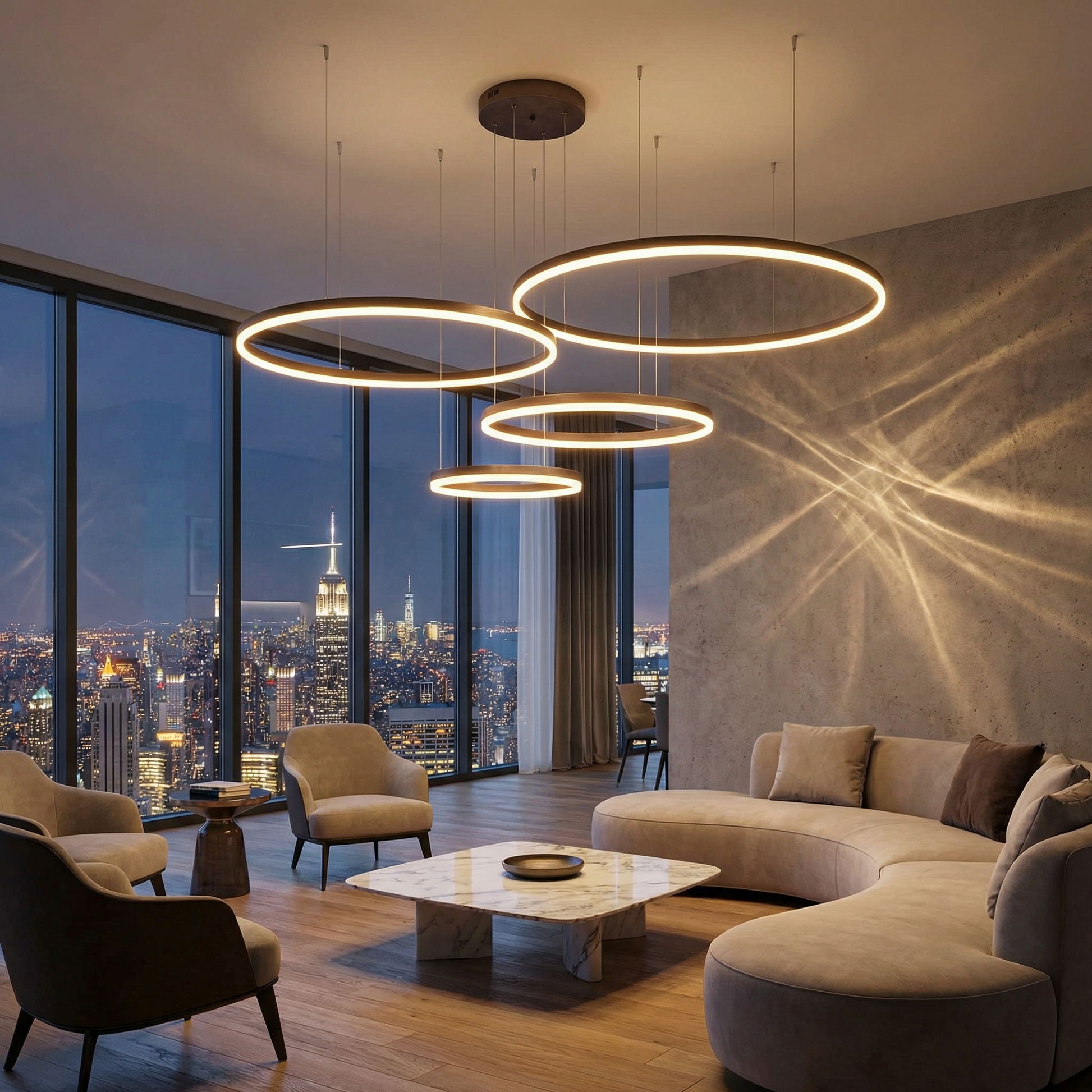 Modulaire Hanglamp Verfijnde en Modern Licht – Mirena