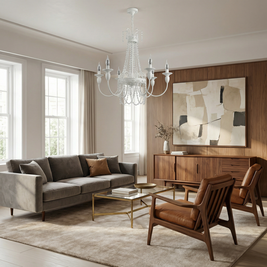 Eigentijdse Kroonluchter Zorgvuldige Afwerking Prestige Sfeer – Aléa