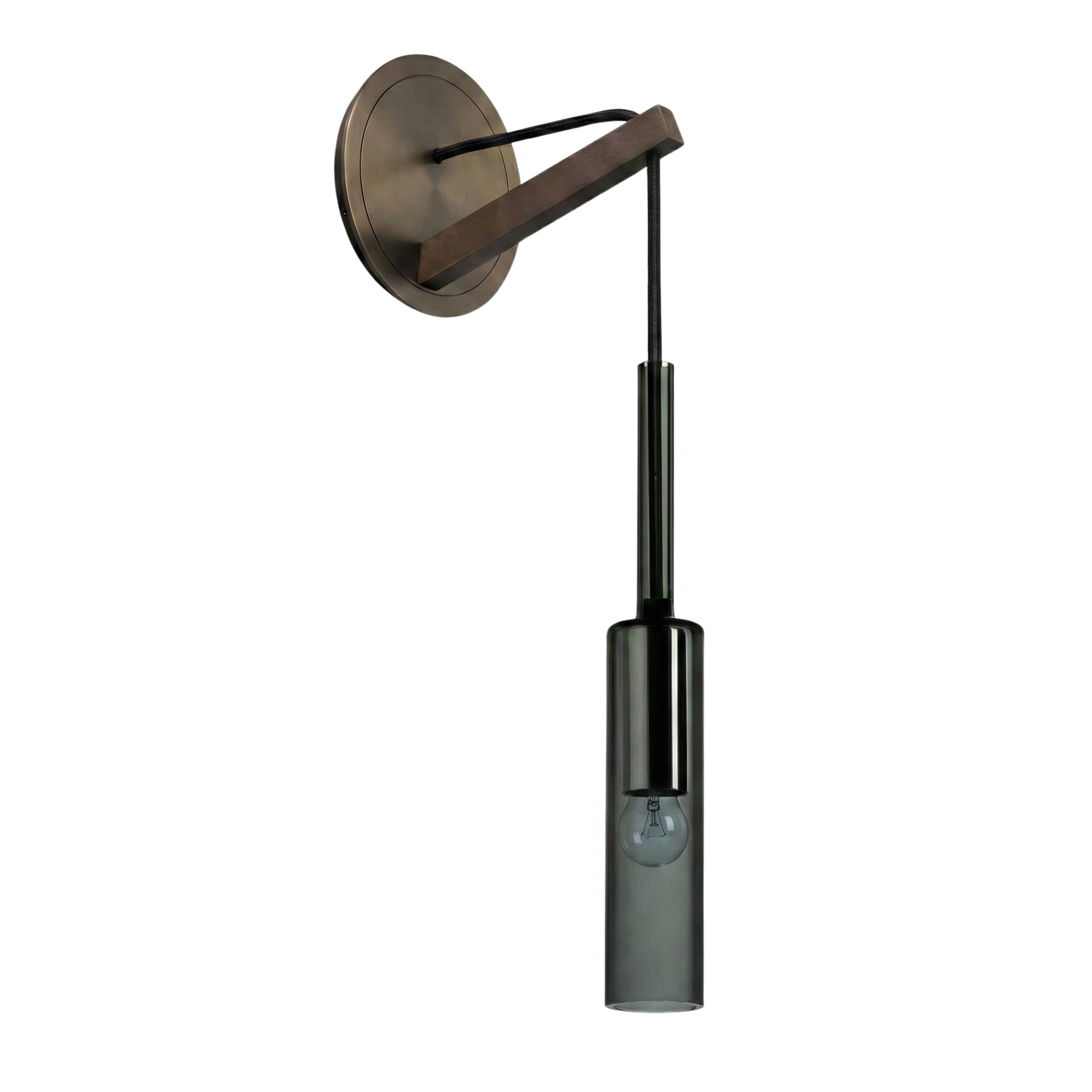 Wandlamp met geblazen glas en elegant design – Vinicole