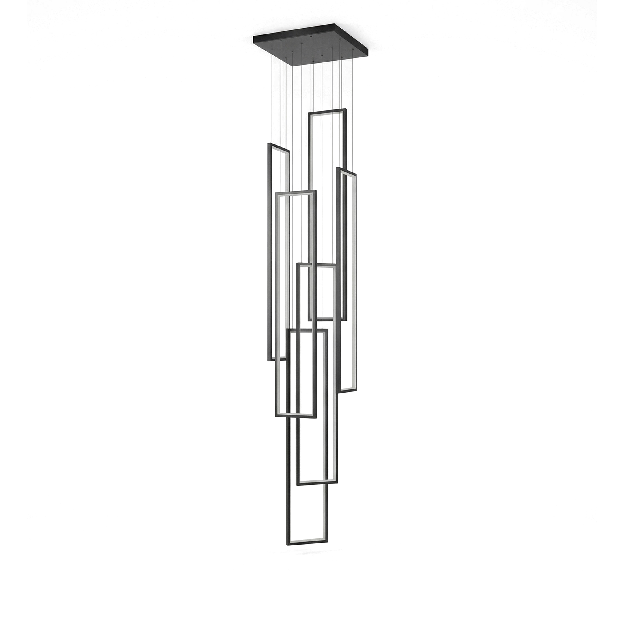 Elegante hanglamp met twee kleuren afwerking en zacht licht – Brézia