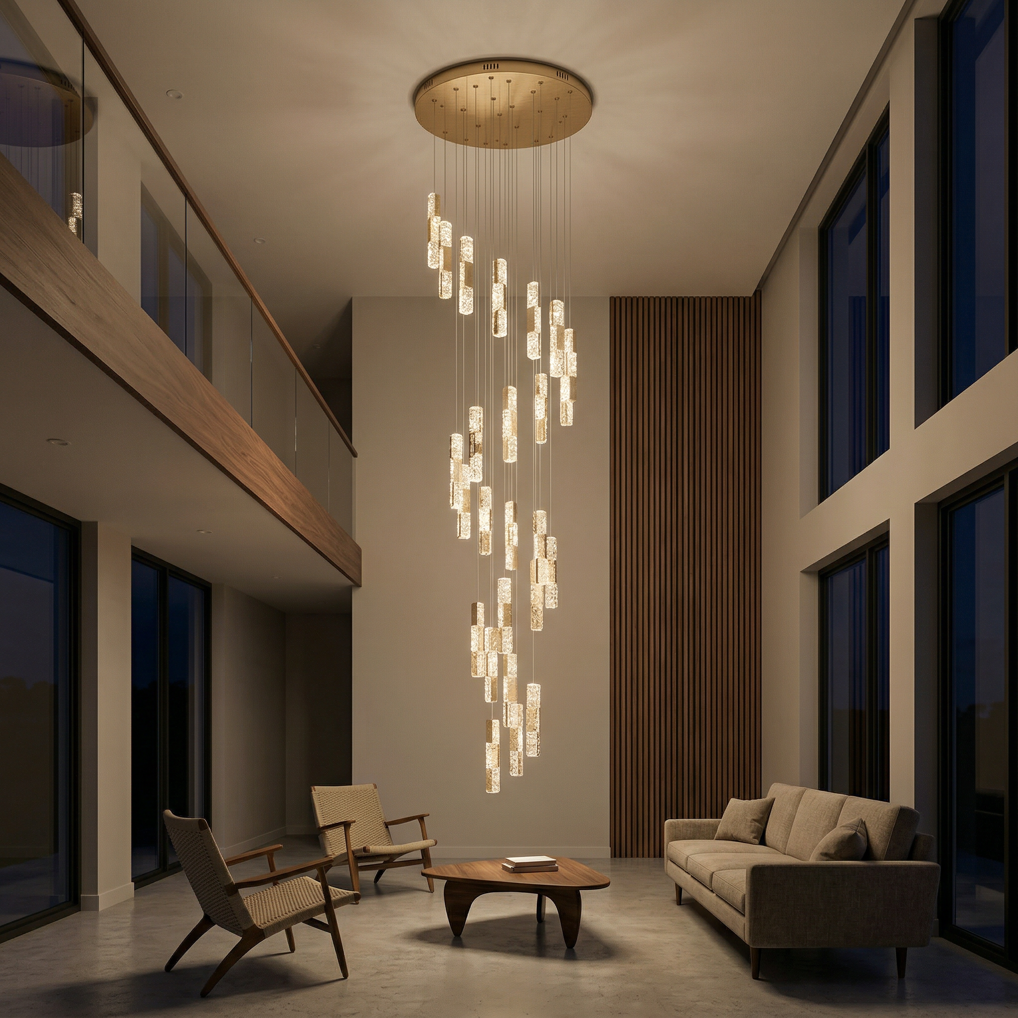 Chandelier Cristaria detail view | Luxarmonie