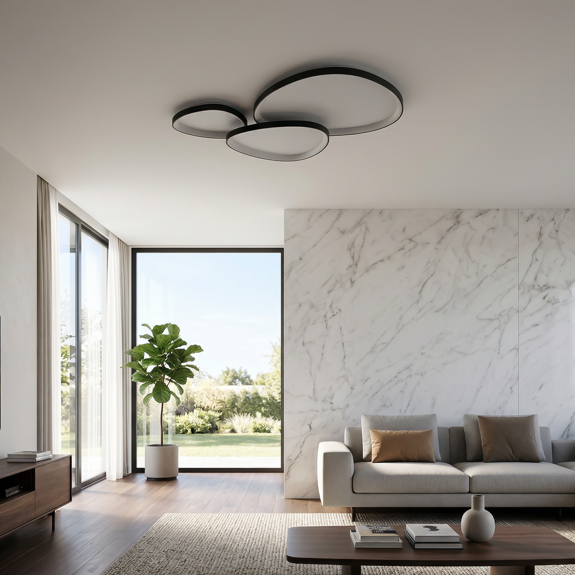 LED Plafondlamp met Modern en Artistiek Ontwerp – Artisto
