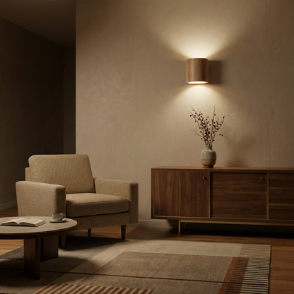 Natural wood wall sconce Scandinavian design – Norealis