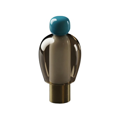 Minimalistische Bureaulamp in glas en aluminium – Artéline
