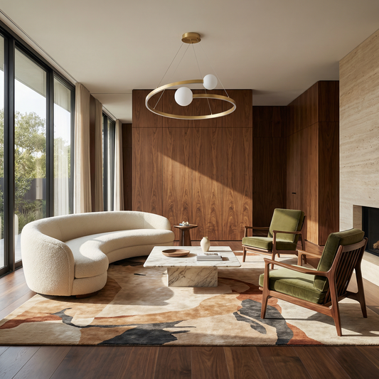 Gouden Kroonluchter Minimalistisch Design & Hedendaags Luxe – Zenya