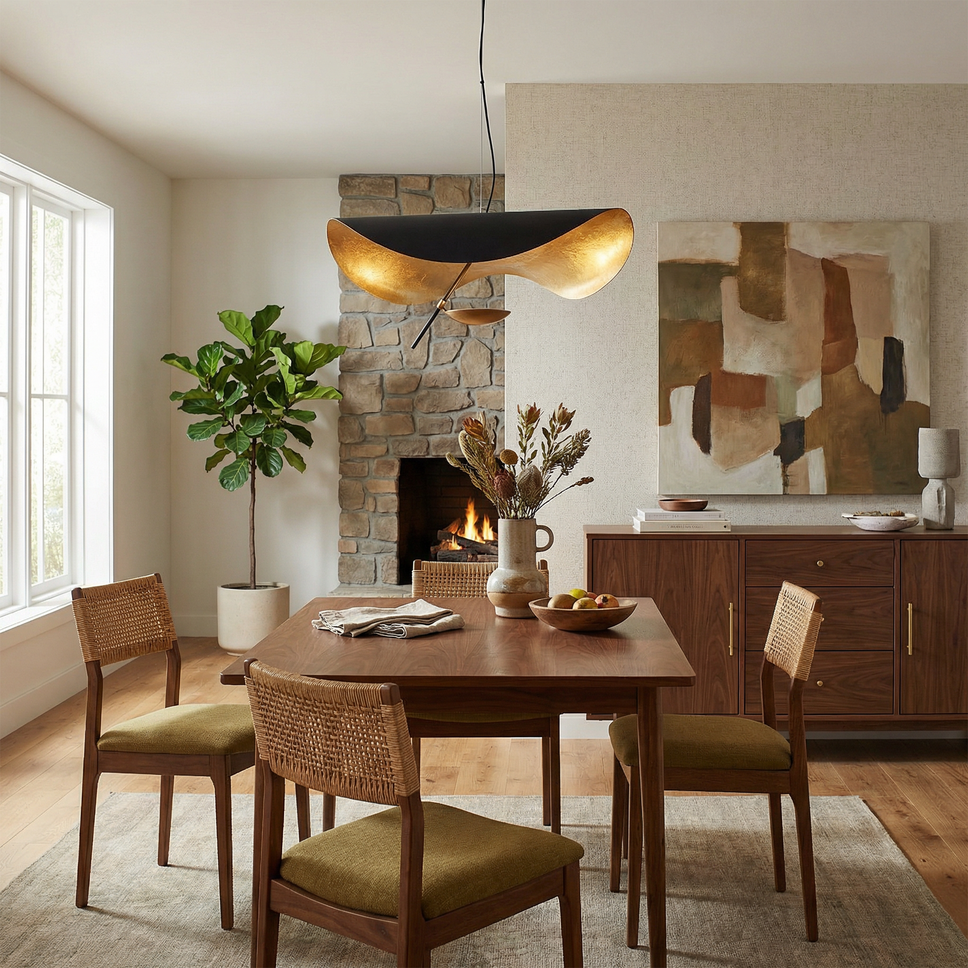 Plafondlamp Zacht Licht Rustgevende Sfeer – Estética