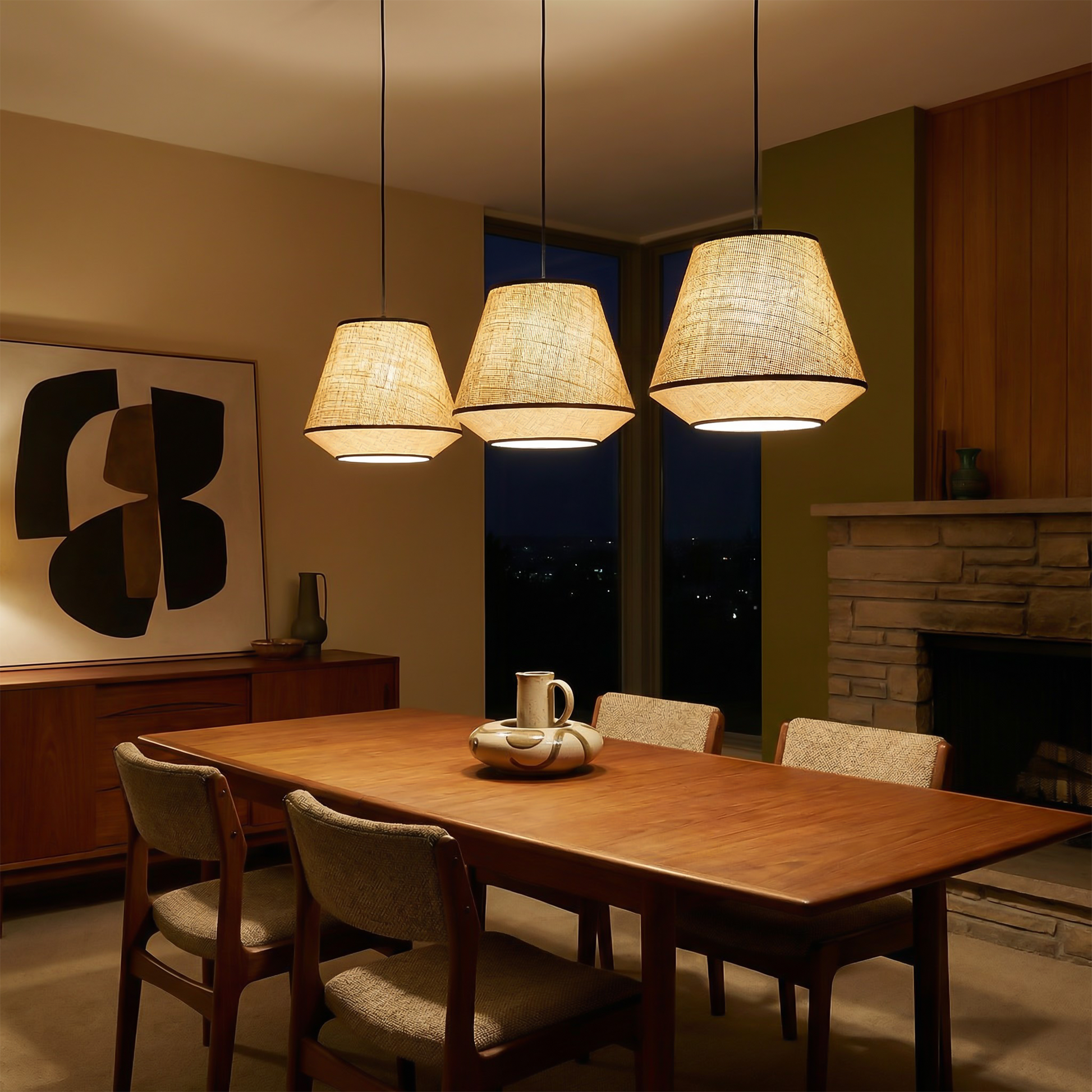 Hanglamp Beige & Bruin Zen – Aruna