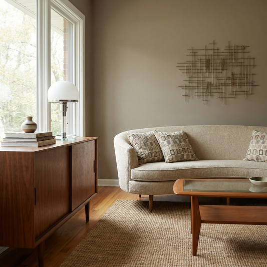 Bureaulamp Nordic Design in glas en metaal – Orinox