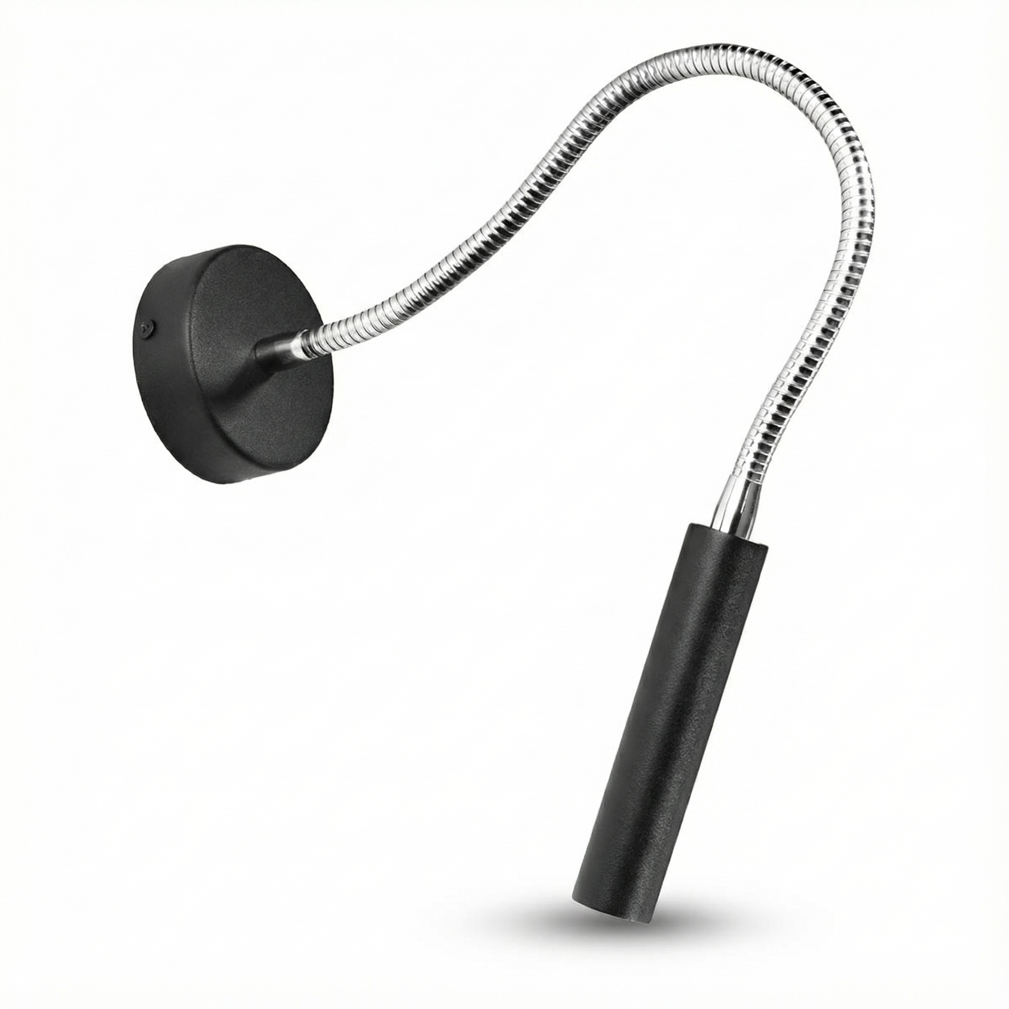 Zwarte minimalistische verstelbare wandlamp – Model Noxeral