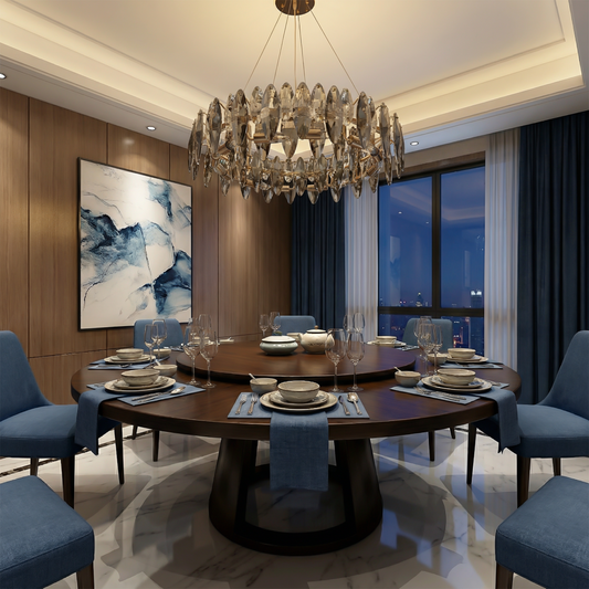 Kristallen hanglamp voor woonkamer en slaapkamer – Cristarôme