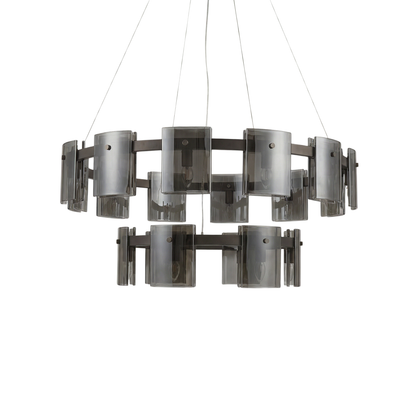 Moderne Glazen Hanglamp Vierkant voor Woonkamer – Célestair