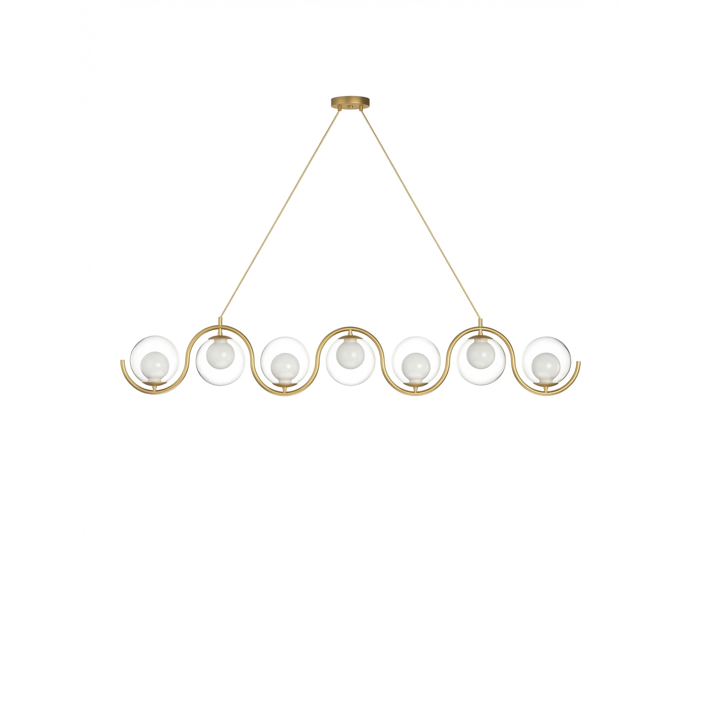 Suspension Design Sphérique Métal & Verre & Ambiance Chaleureuse – Althéa