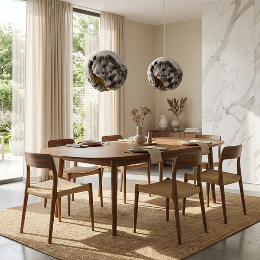 Suspension Sculpturale Verre Soufflé & Lumière Enveloppante – Nova