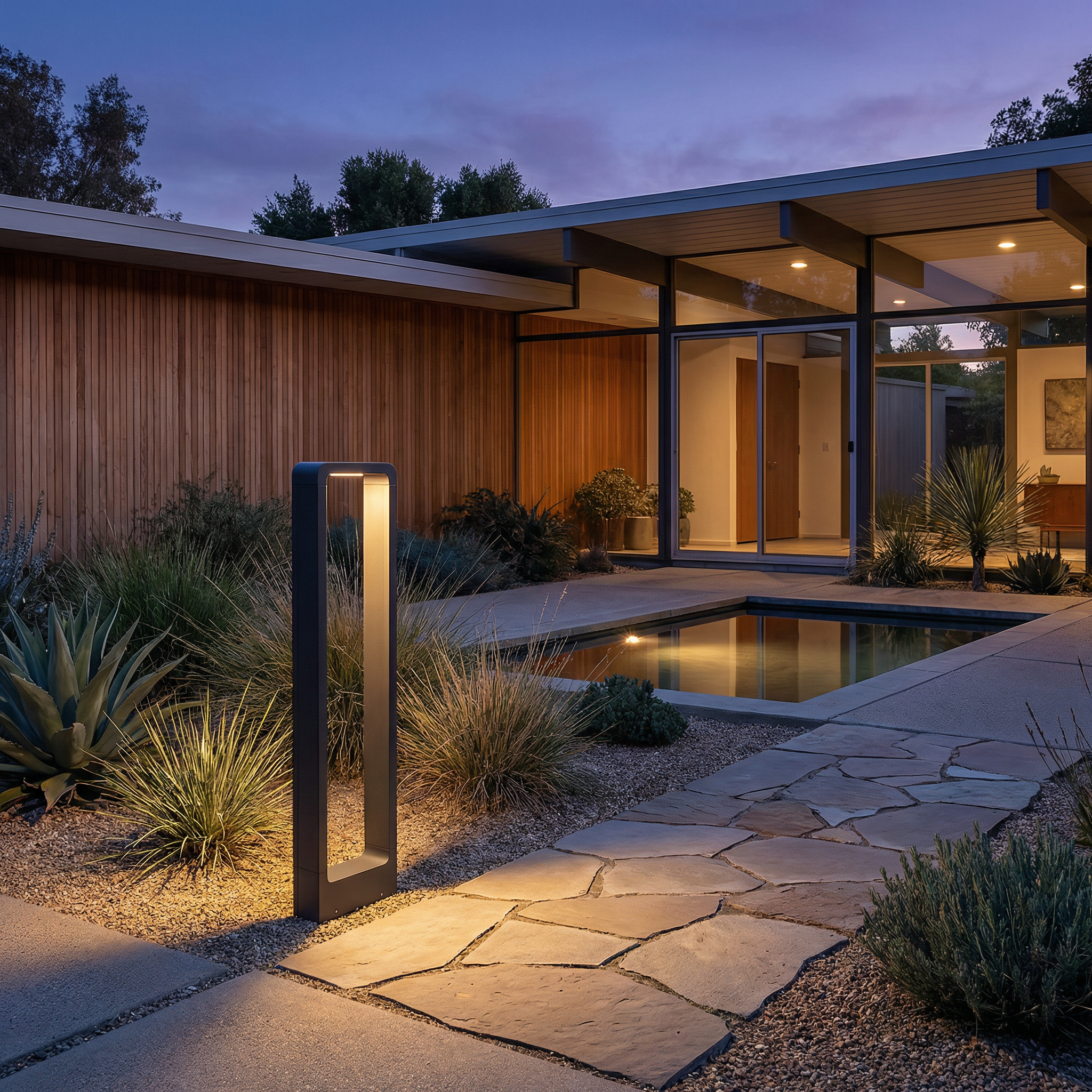 LED-tuinlampen in aluminium waterdicht – Alumea