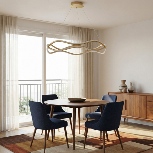 Aluminium LED Hanglamp Dimbaar Modern Ontwerp – Roumeas