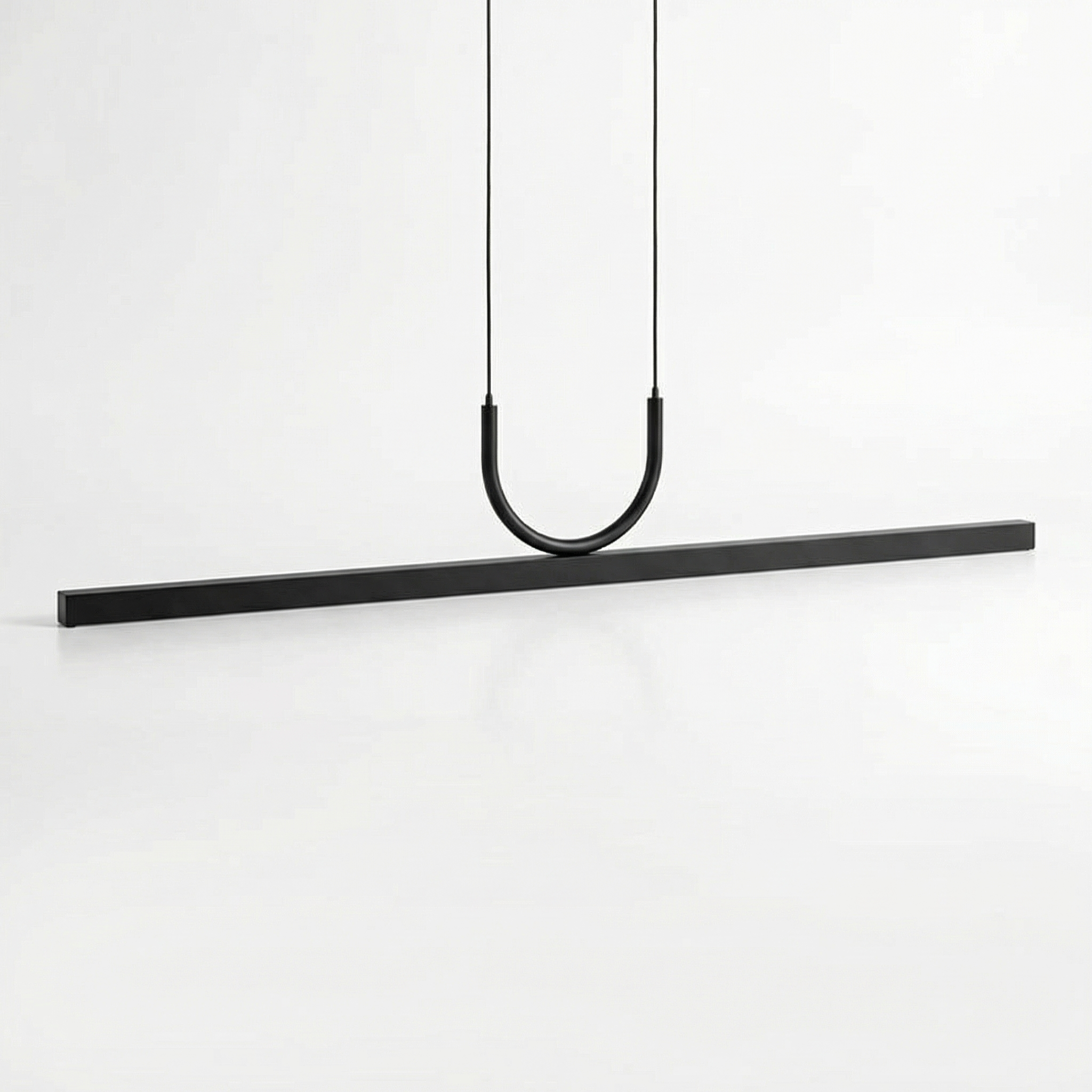 Contemporary Design Pendant Nera Black Finish – View 1