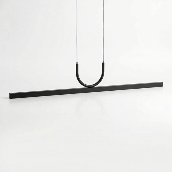 Contemporary Design Pendant Nera Black Finish – View 1