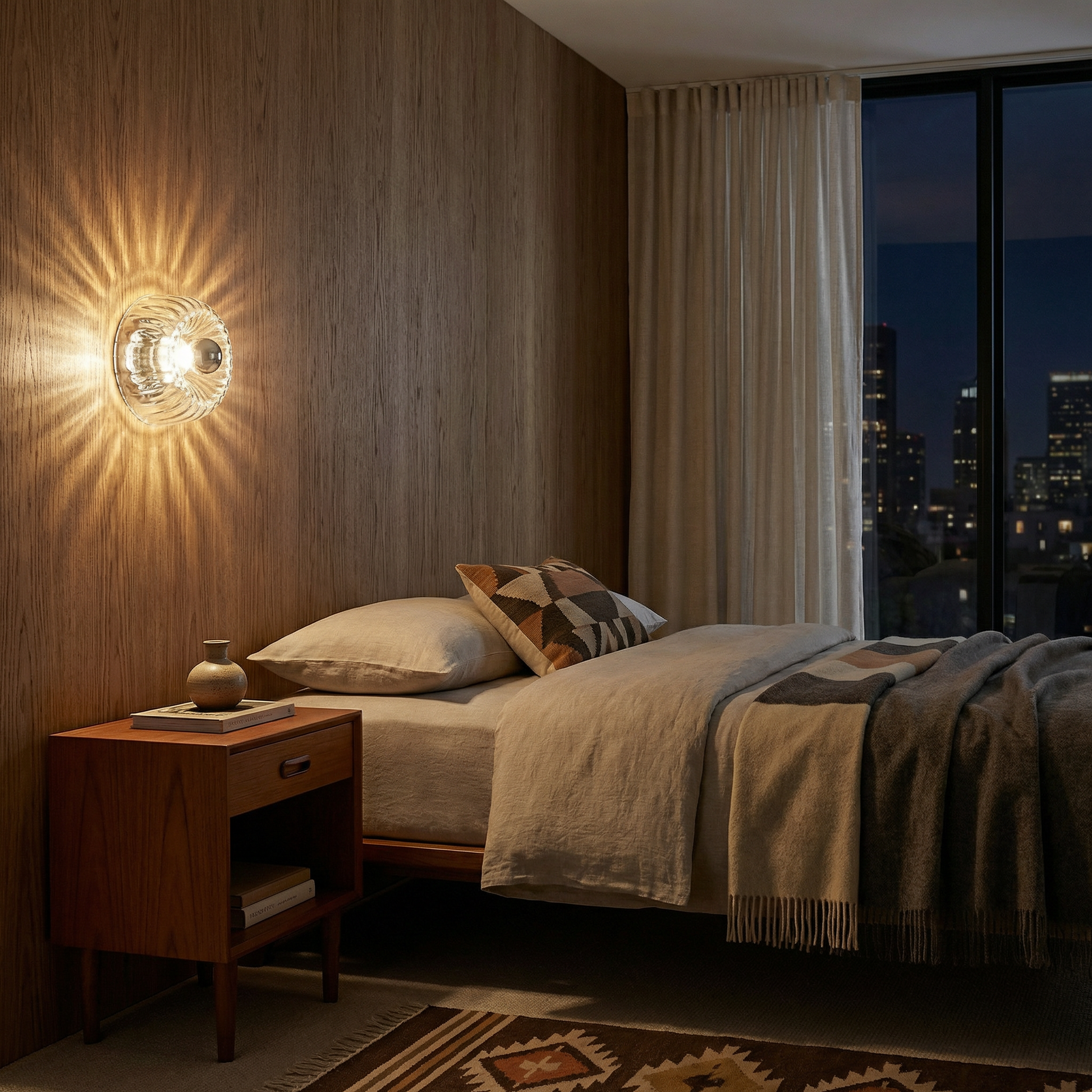 Witte Wandlamp Strak en Aanpasbaar – Cléora