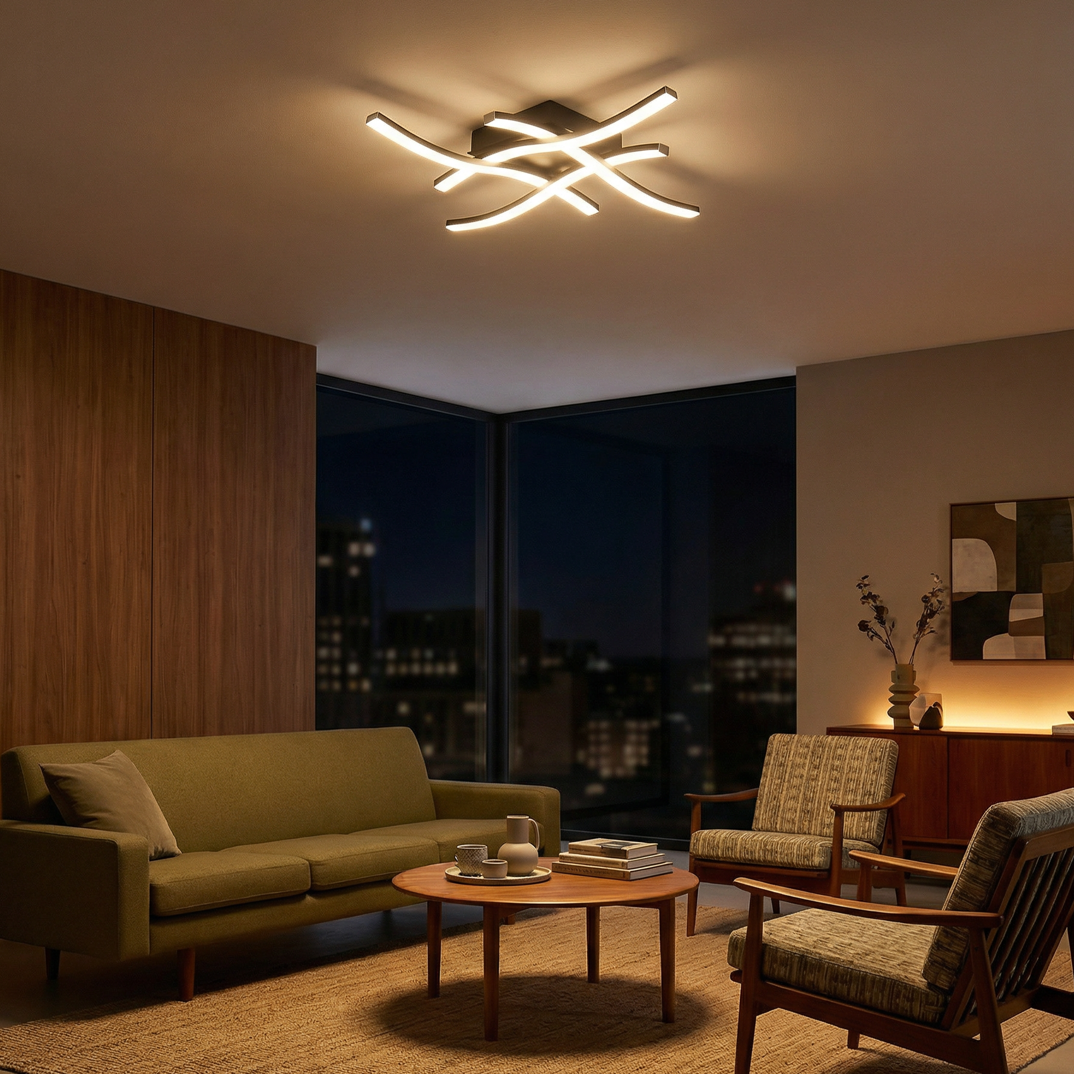 Plafondlamp elegante afwerking en duurzame robuustheid voor uw huis – Zylo