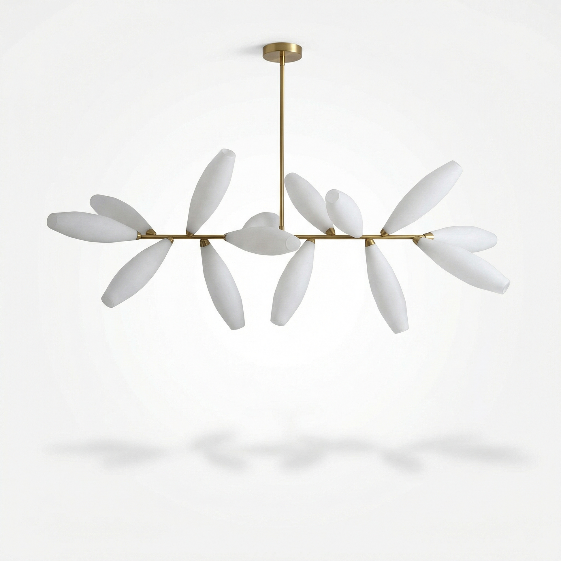 LED-hanglamp in glas met Noordse design voor eetkamer – Estelara