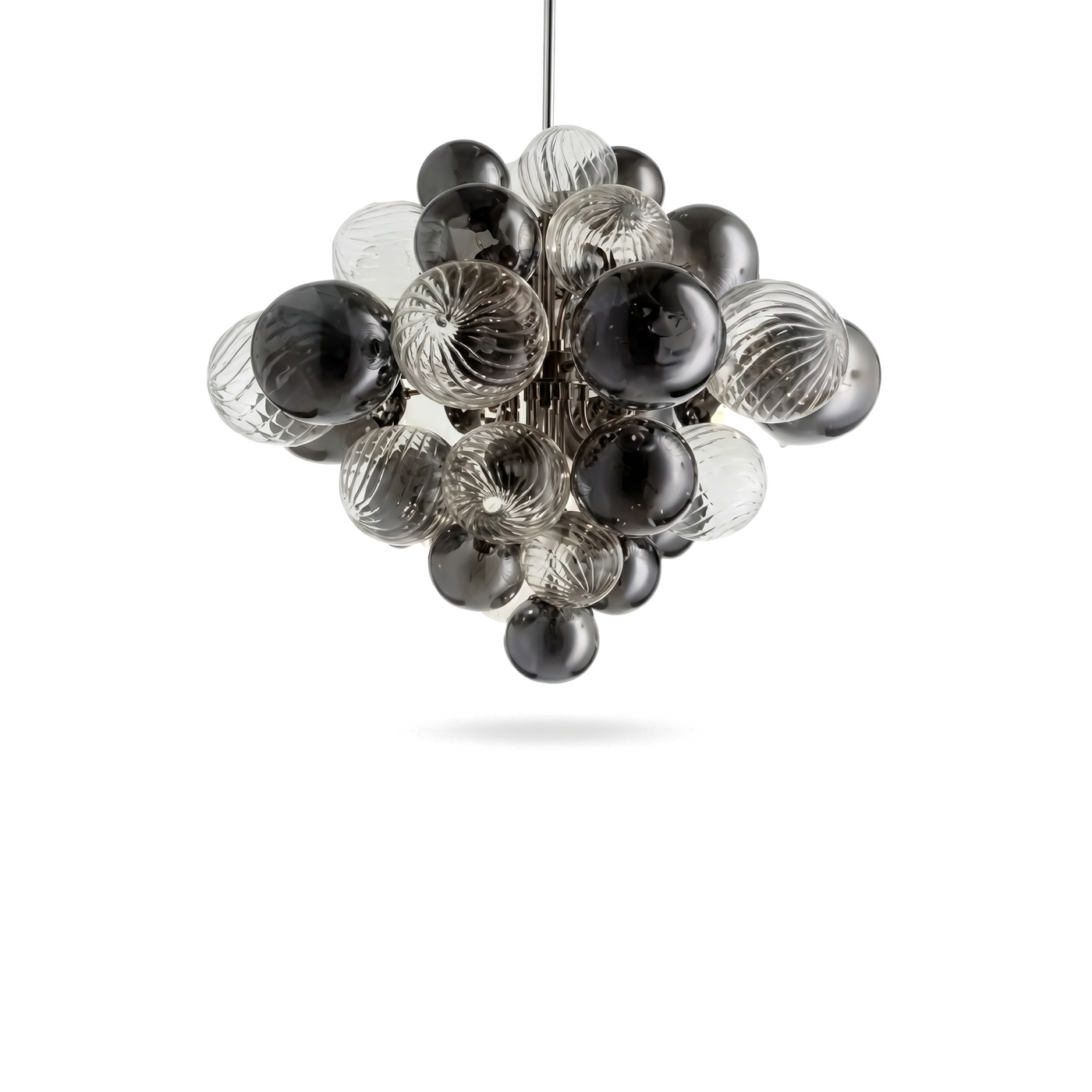 Suspension Cristalline Verre Soufflé & Ambiance Prestigieuse – Vela