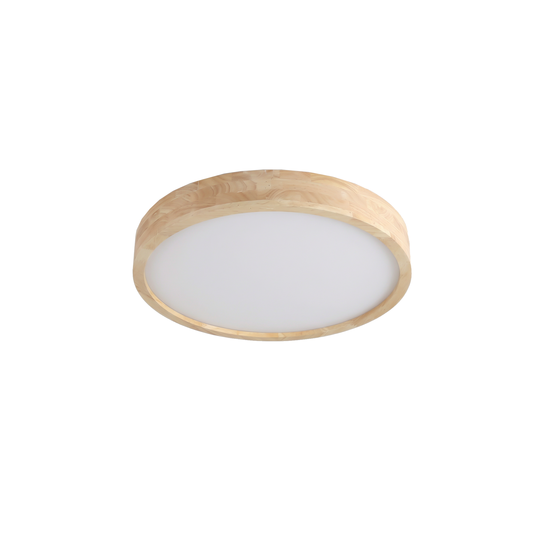 Moderne Plafondlamp Natuurlijk Hout Homogene Verlichting – Boscato