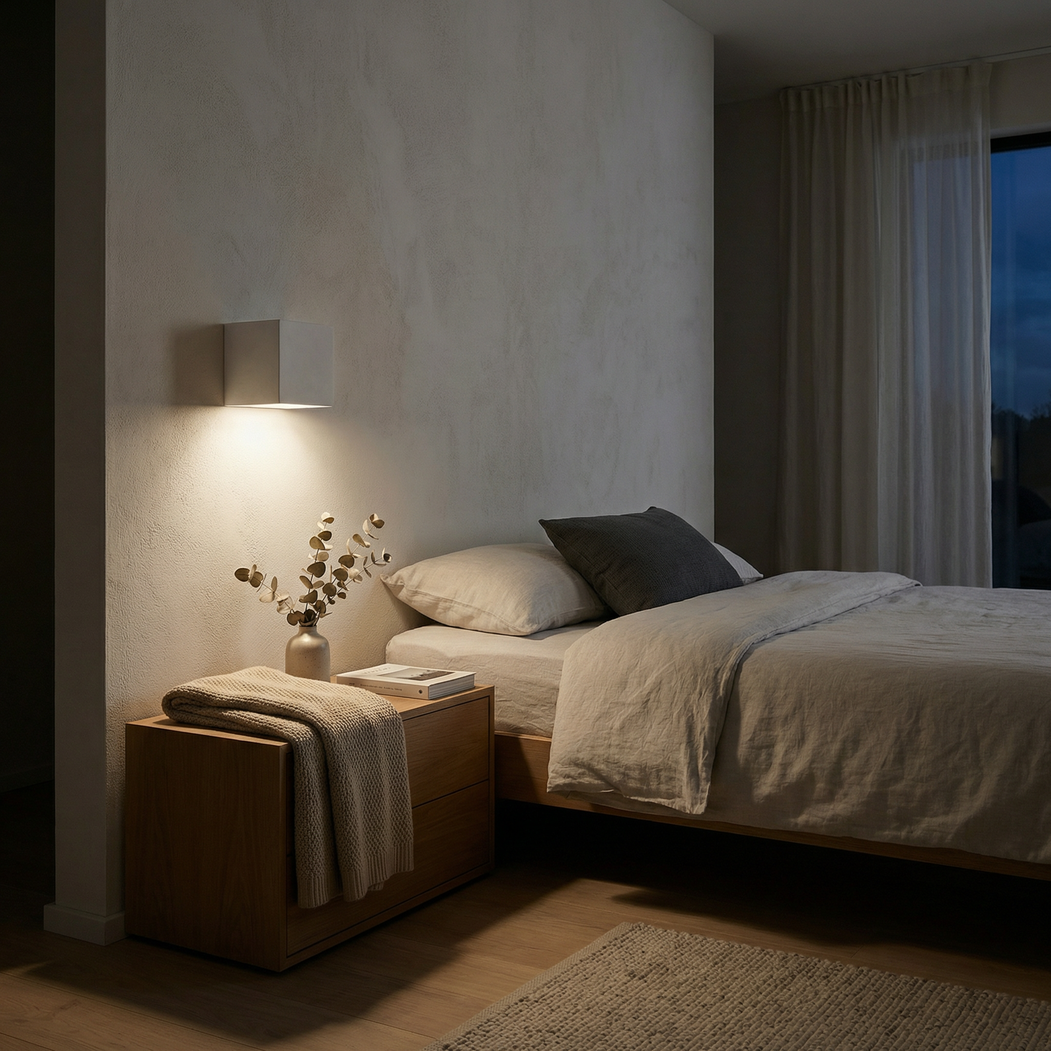 Moderne Witte Keramische Wandlamp – modèle Aurelion