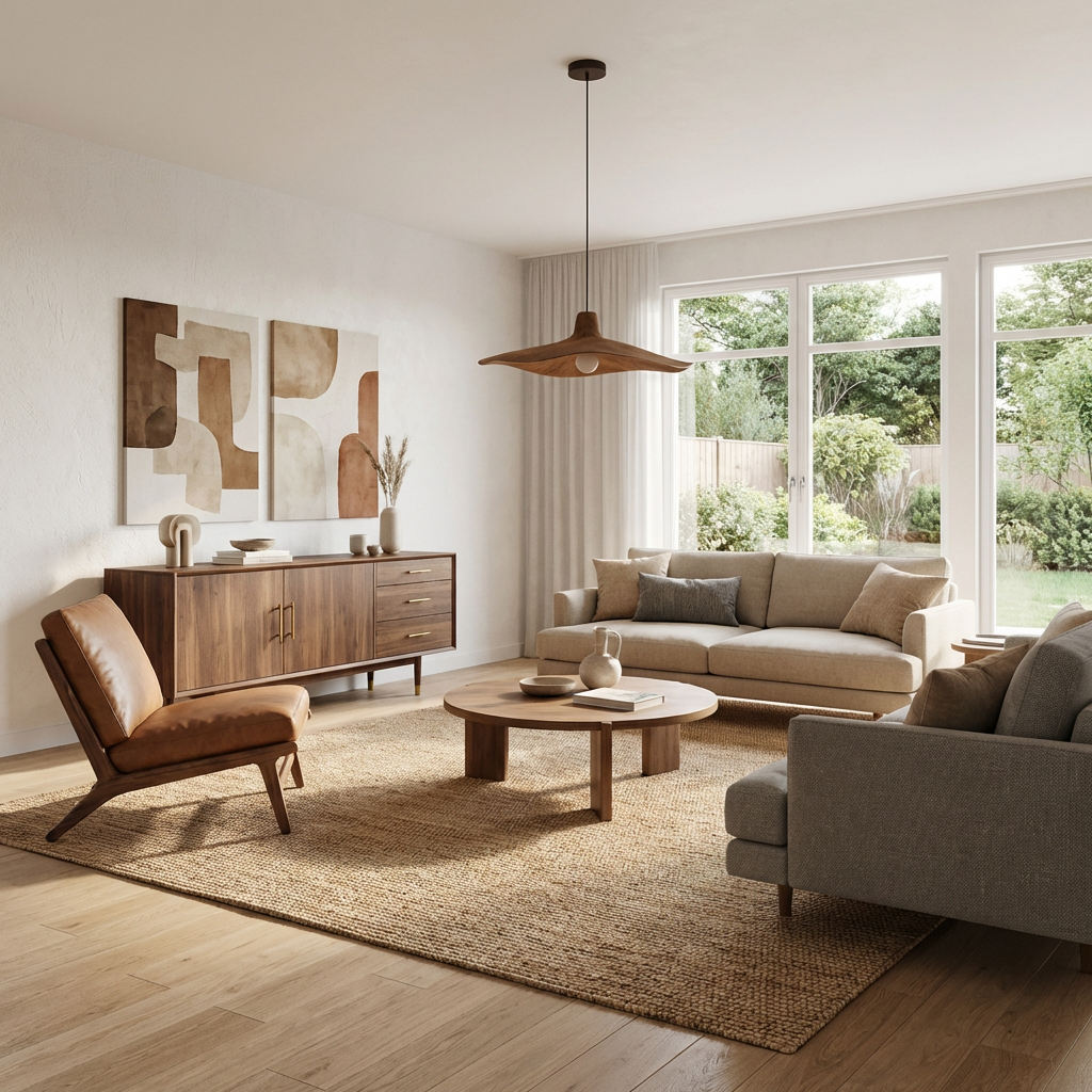 Wabi-Sabi Resin Suspension for living rooms and bedrooms – Mélithos