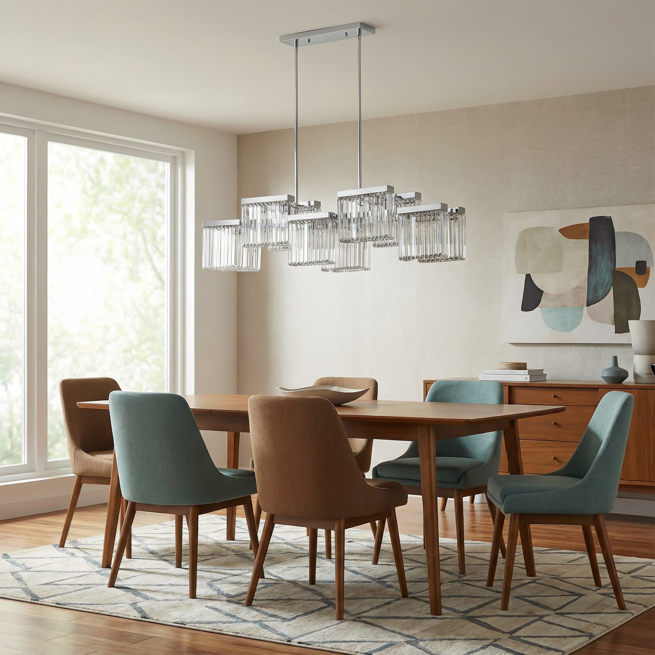 Hanglamp Kristal Modern E14 voor Eetkamer – Crystarène