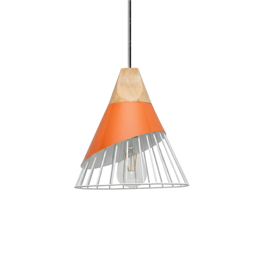 Hanglamp Natuurlijk Hout Kooi Design – Rylia