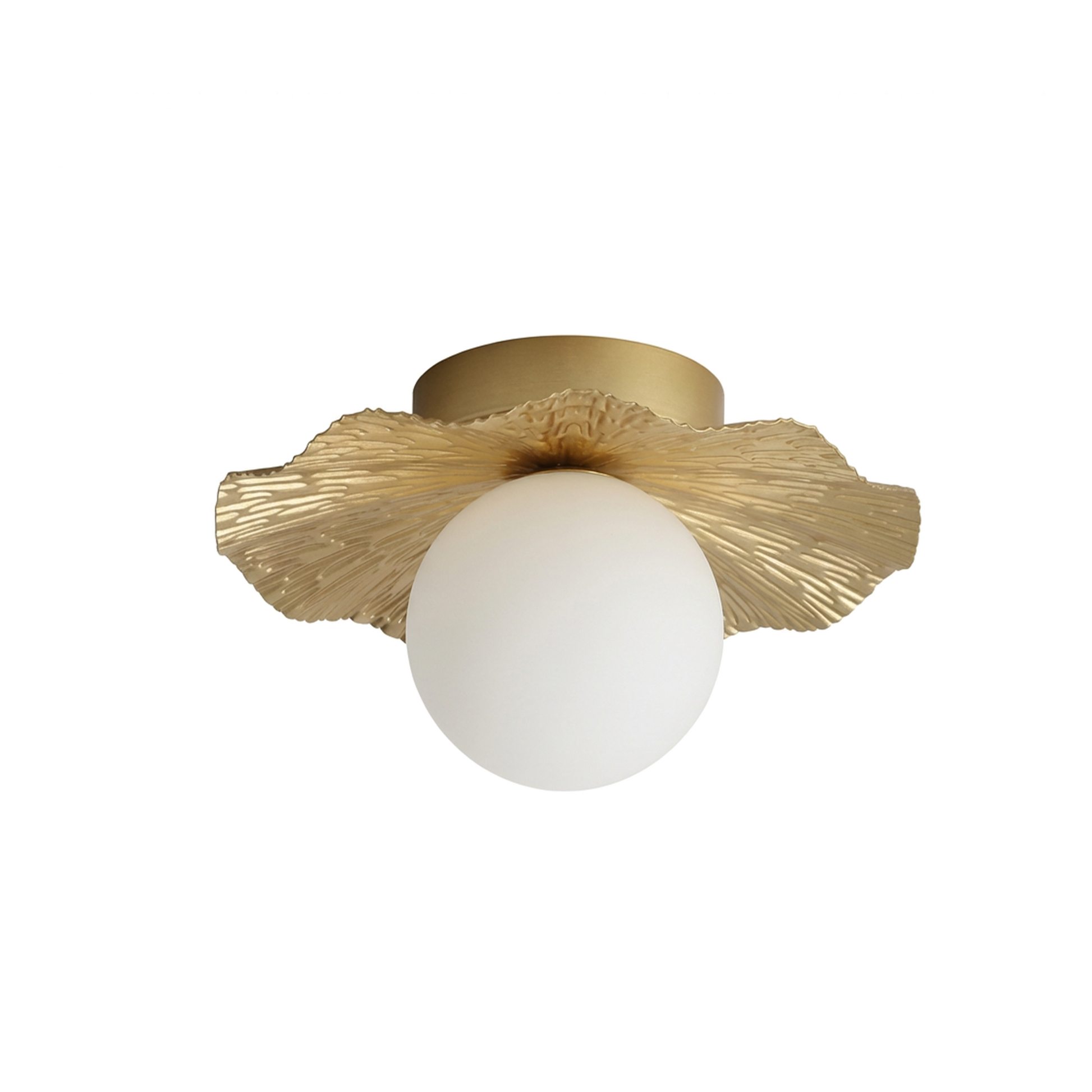 Plafonnier Doré Élégant Lumière Chaleureuse – Élégo