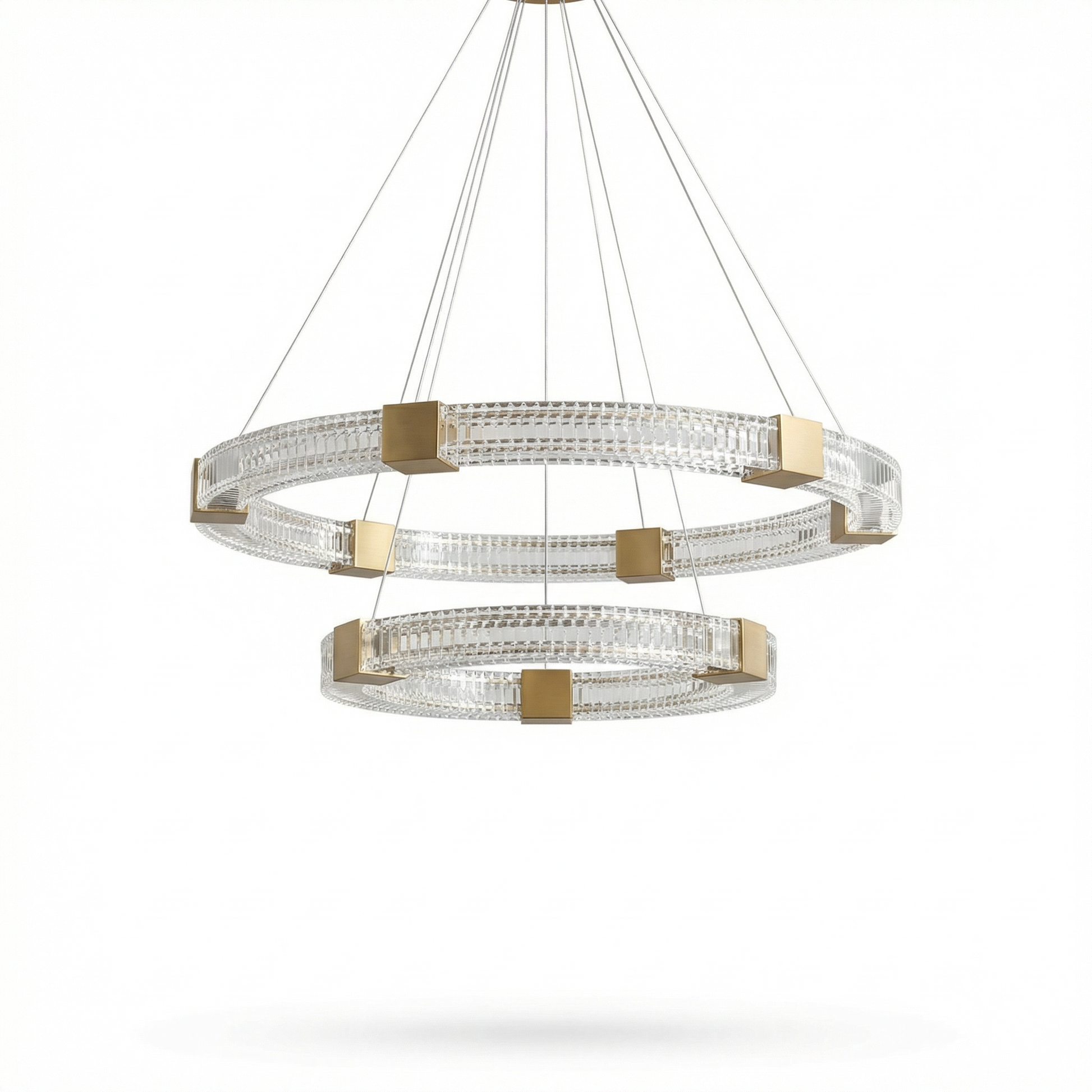 Binnenlandse Artistieke Cirkel Kroonluchter Zacht Licht – Prisma