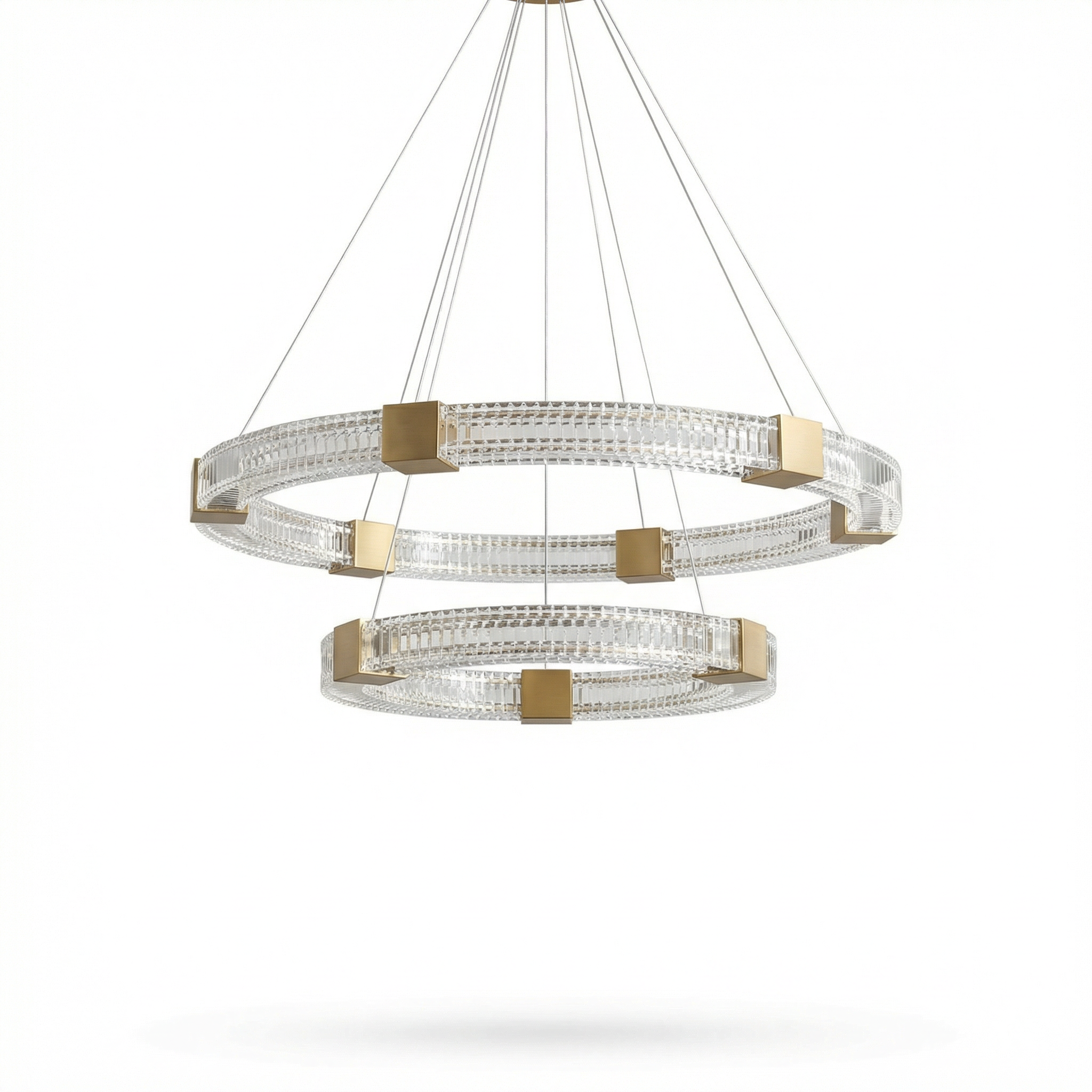 Binnenlandse Artistieke Cirkel Kroonluchter Zacht Licht – Prisma