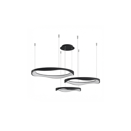 Modern Geometrische Plafondlamp Fijne Structuur & Rustgevende Halo – Stratus