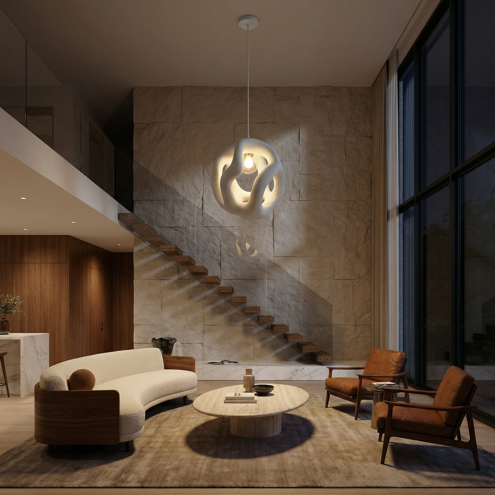 Metalen Hoge Polymeer LED Kroonluchter Hedendaags Design – Ariana