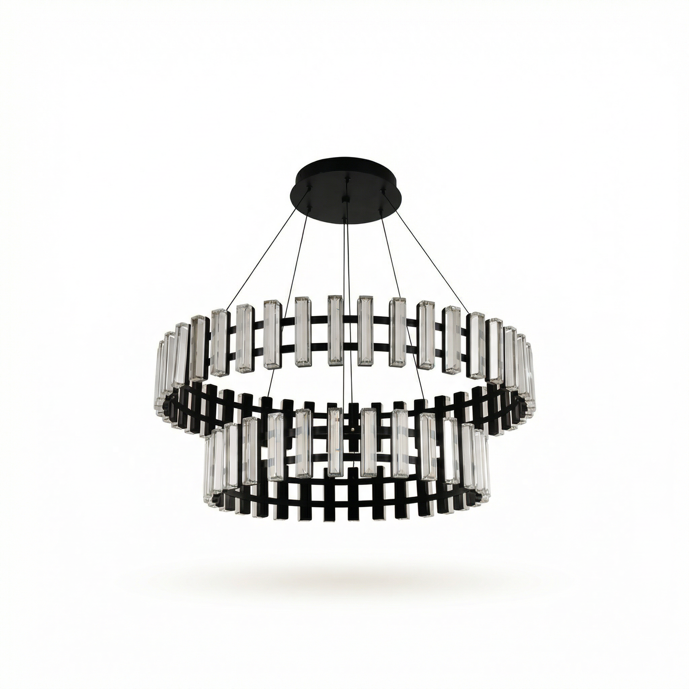 Lustre Circulaire Moderne en Fer pour Salon – Cironder