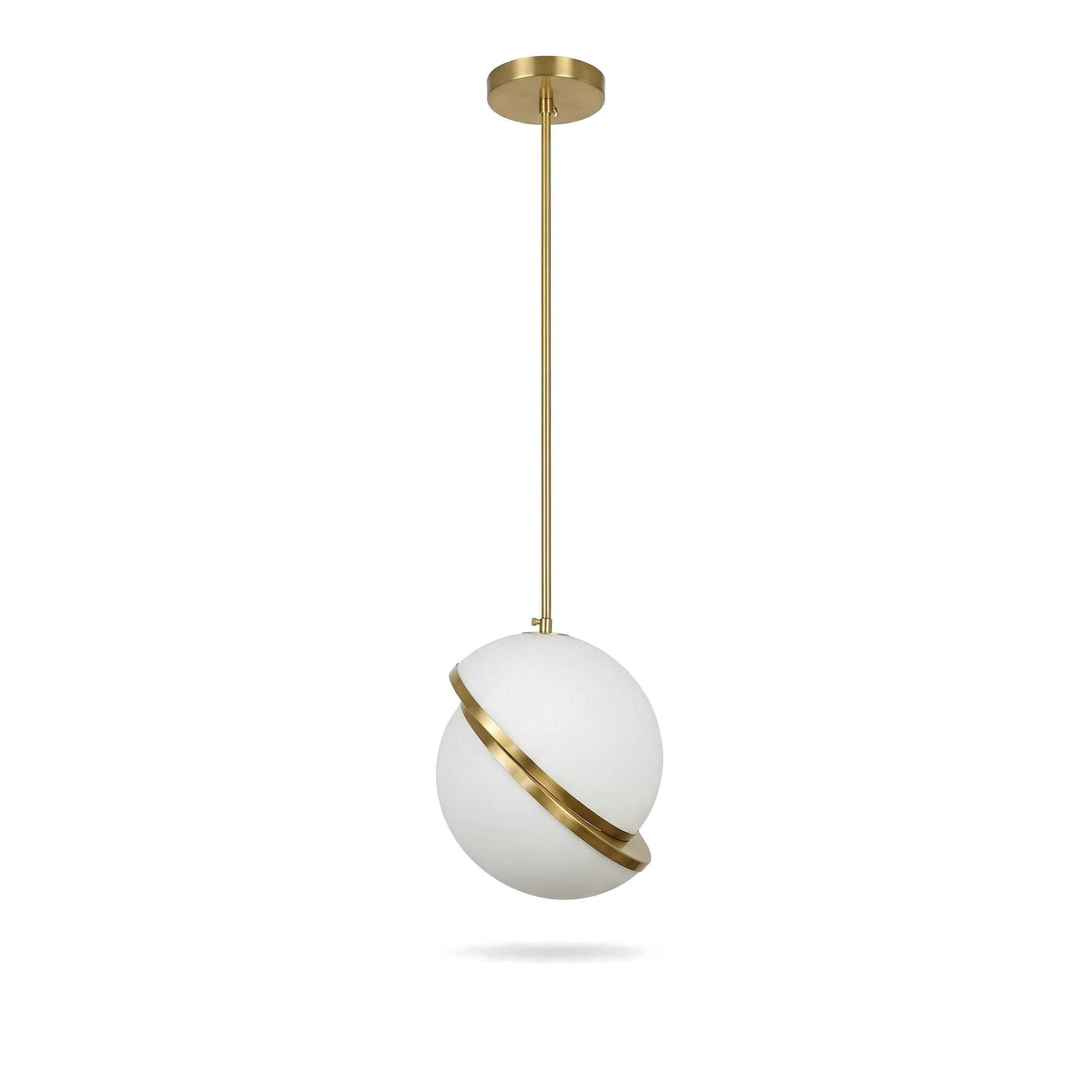 Hanglamp Gouden Cirkel Uitgesneden Effect Eigentijdse Sfeer – Cut Circle