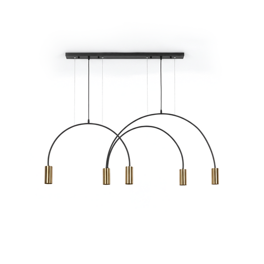 Contemporary Modern Curves and Easy Installation Ceiling Light – Zeno
