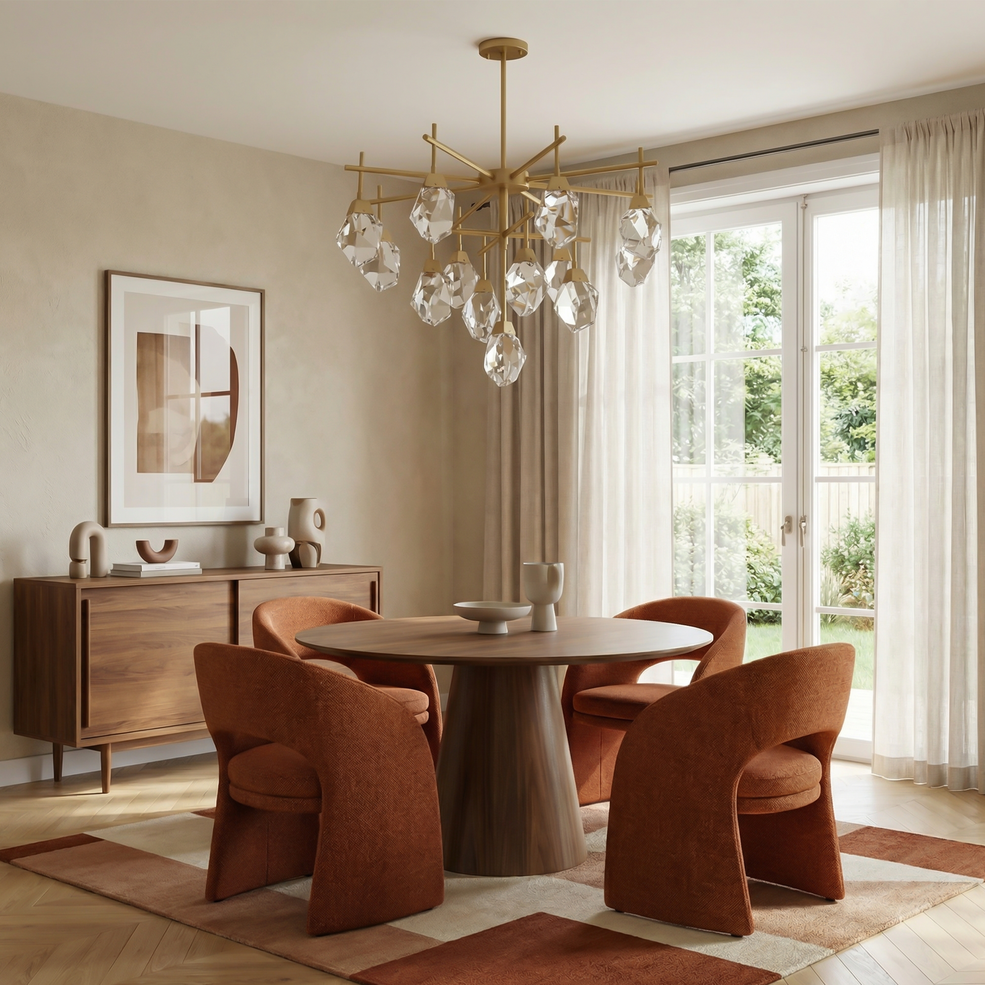 Elegante ringvormige hanglamp met luxe afwerking – Orbis