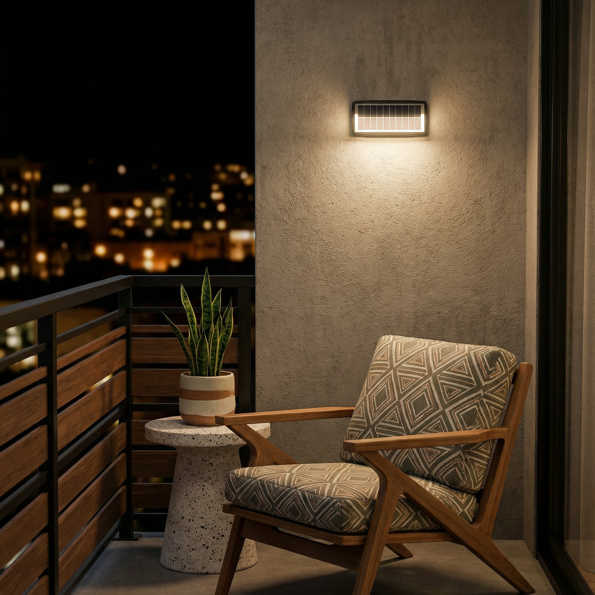 Zonne-LED Wandlamp Dubbele Lichtstraal Buitenverlichting – Solarix