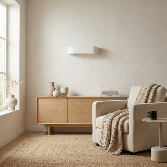 Moderne Witte Keramische Wandlamp – Orphéane