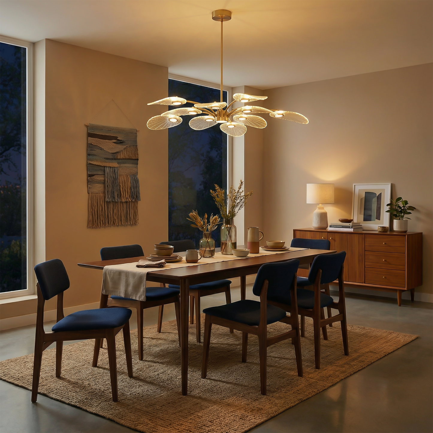 Moderne LED Hanglamp in Acryl voor Woonkamer – Armoniquez