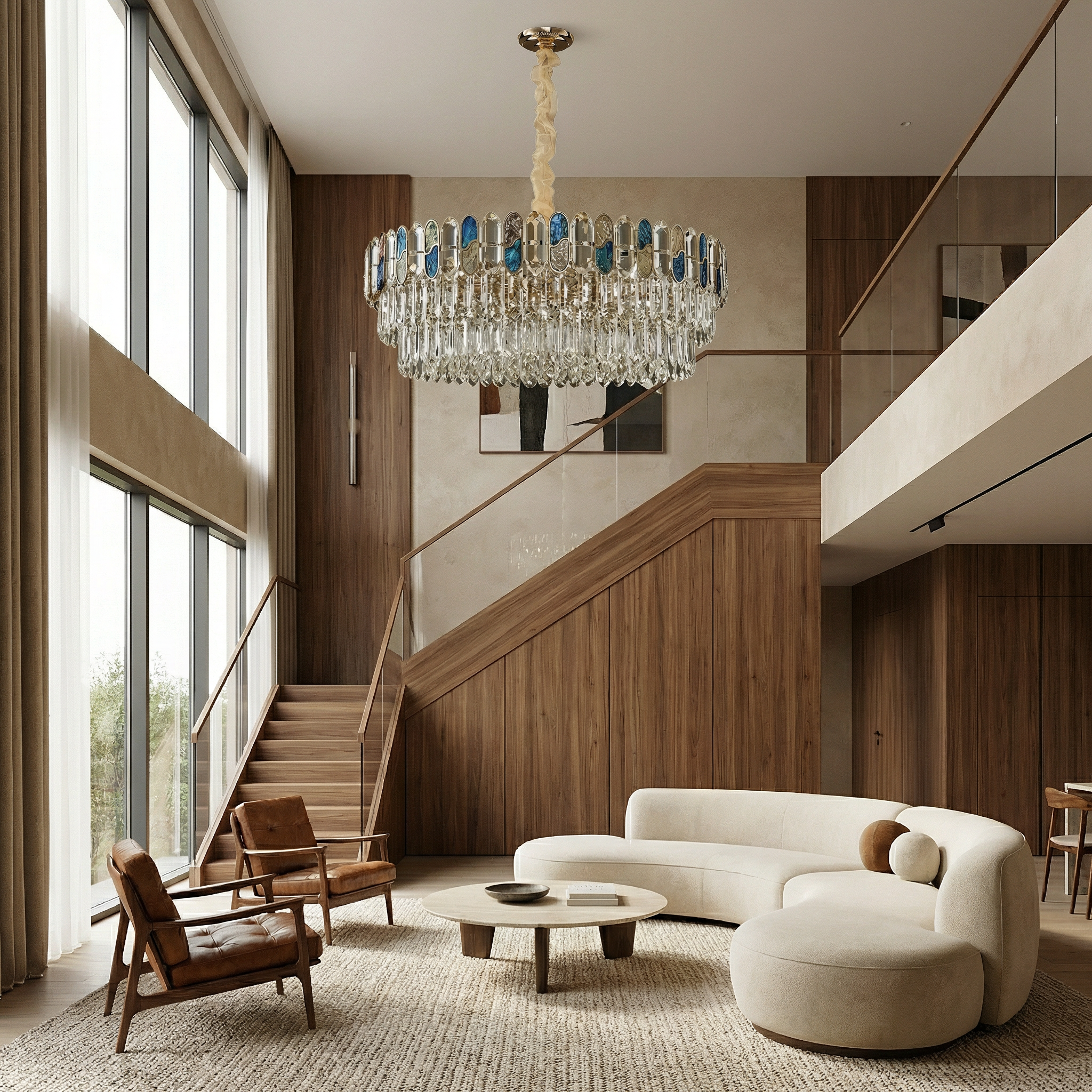 Luxe Kroonluchter Luchtig en Gebalanceerd Design – Harmonia